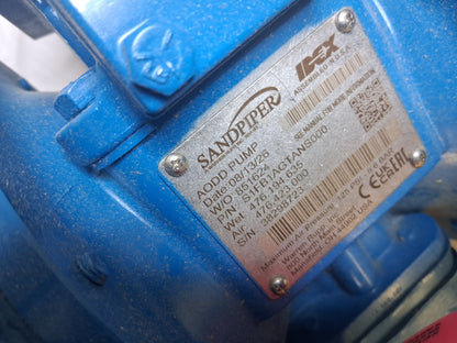 SandPIPER Air-Operated Diaphragm Pump 1" NPT 45 GPM 125 psi S1FB1AGTANS000