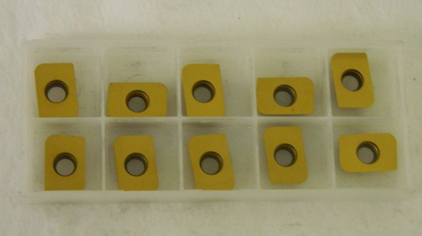 New Tech EM19125 Grade ENT5T Carbide Milling Insert Qty 10 EM19125ENT5T