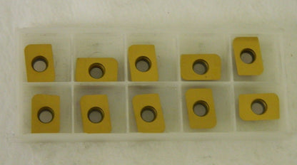 New Tech EM19125 Grade ENT5T Carbide Milling Insert Qty 10 EM19125ENT5T
