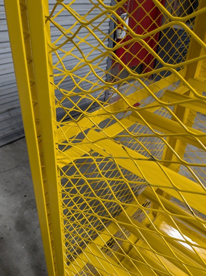 Durham Gas Cylinder Storage Cabinet 71 x 30 x 30 Steel Yellow EGCC8-50