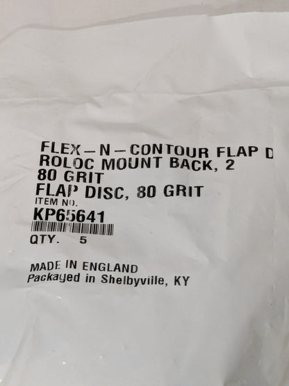Garryson Flap Disc: 2" Dia, Zirconia Alumina, Flexible Qty 10 KP65641