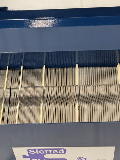 260 Pc Stainless Steel Slotted Shim Assortment , 0.001 to 0.125" Thickness 17200