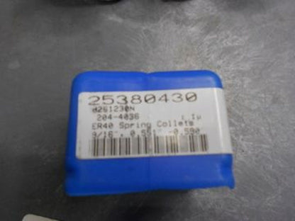 Interstate Spring Collets ER-40 9/16" 0.551"-0.590" Qty. 3 #25380430