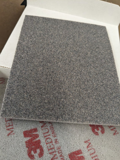 3M Sanding Sponge 20 pads: 4-1/2" Wide, 5-1/2" Long Medium Grade 7000000590