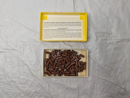 Cratex Rubberized Points 1/4" Max Dia x 1/2" Long Cylinder QTY 100 PCS 4 F