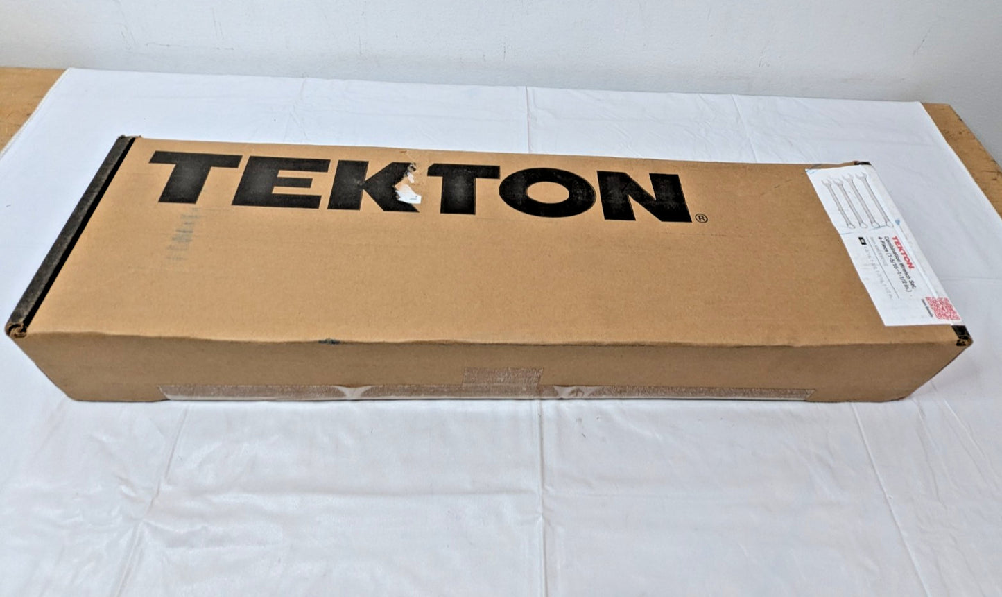 Tekton 4 Piece Combination Wrench Set 1-5/16" to 1-1/2" Range WCB90102