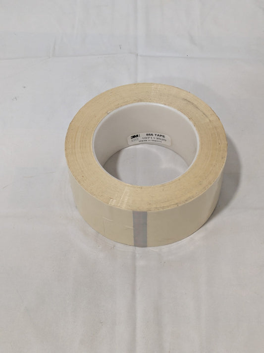 3M High Temperature Nylon Film Tape 2" X 72 Yds, 855, White 7000048412