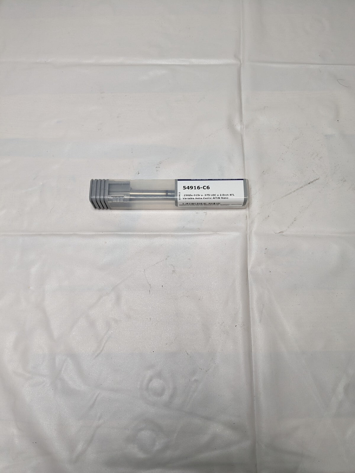 HARVEY TOOL Corner Radius End Mill: 1/4 Dia, 3/8 LOC, 1/64 Radius 54916-C6