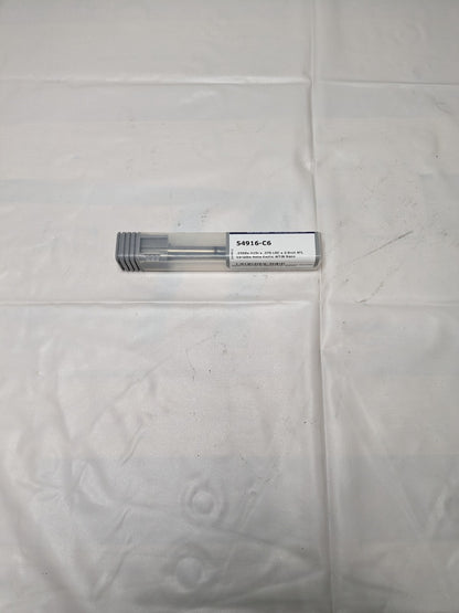 HARVEY TOOL Corner Radius End Mill: 1/4 Dia, 3/8 LOC, 1/64 Radius 54916-C6