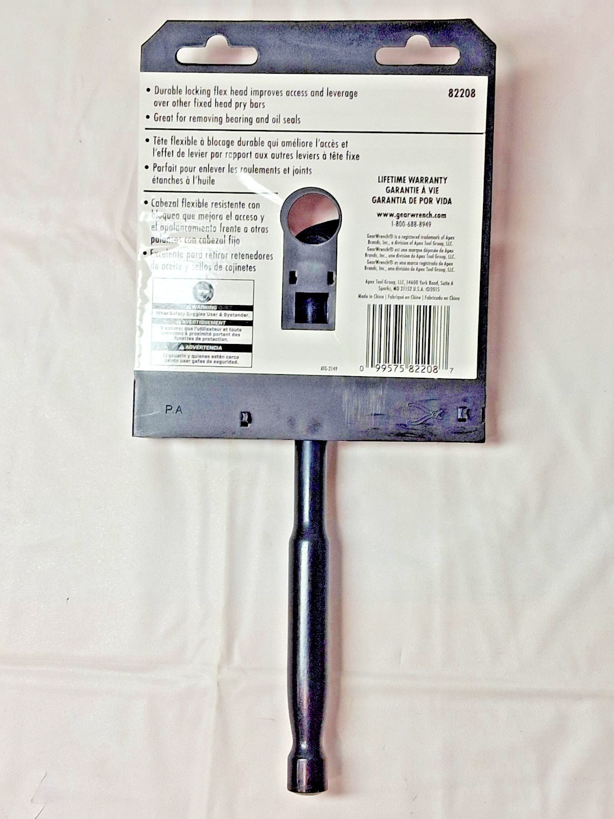 GEARWRENCH Steel Indexing Pry Bars Set of 3 8"/10"/16" OAL 82301D