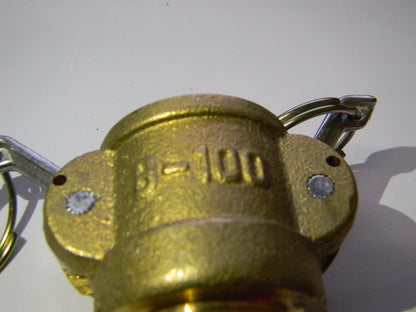 WorkSmart Male Couplings 1" Brass QTY 5 WS-HF-CAM-164