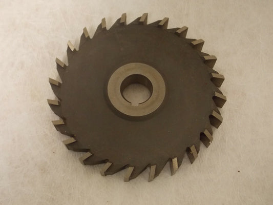 High Speed Steel Milling Cutter 24 Teeth 6" Diam x 3/4" Width of Cut 03016482