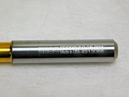 Seco Carbide Screw Machine Drill Bit TiAlN 7mm 140° SD203-7.0-25-8R1 189169