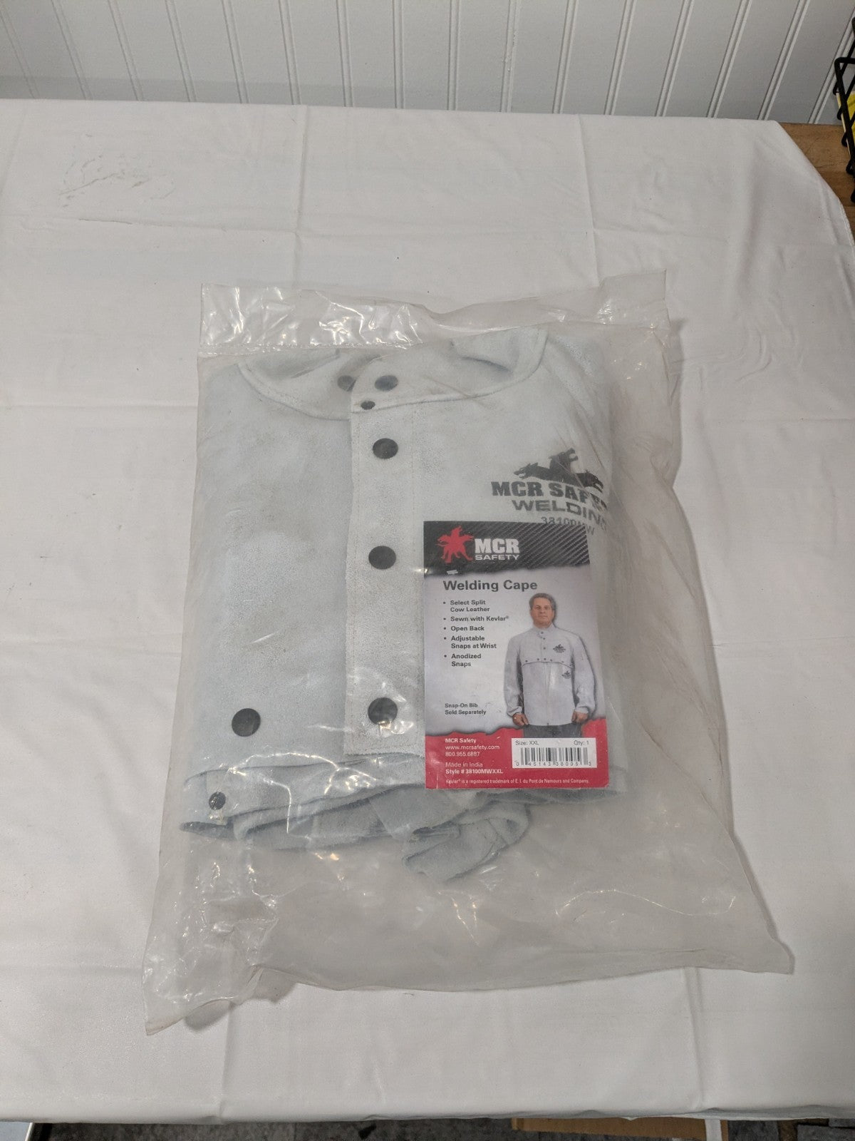 MCR Welding & FR Sleeves: Size 2X-Large: Leather, 47.79 oz 38100MWXXL