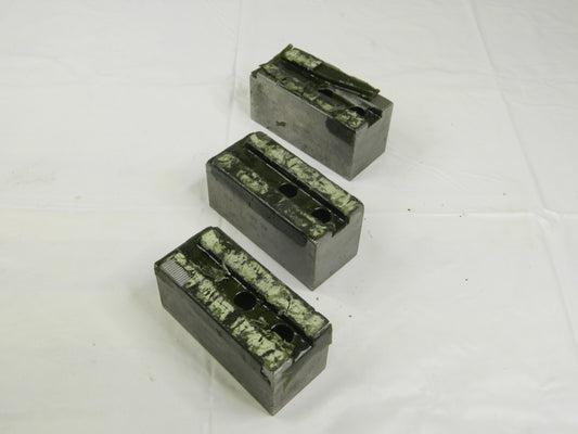 H & R Mfg Square Soft Lathe Chuck Jaw 1.5mm x 60° Serrated Qty 3 HR 82-2.0
