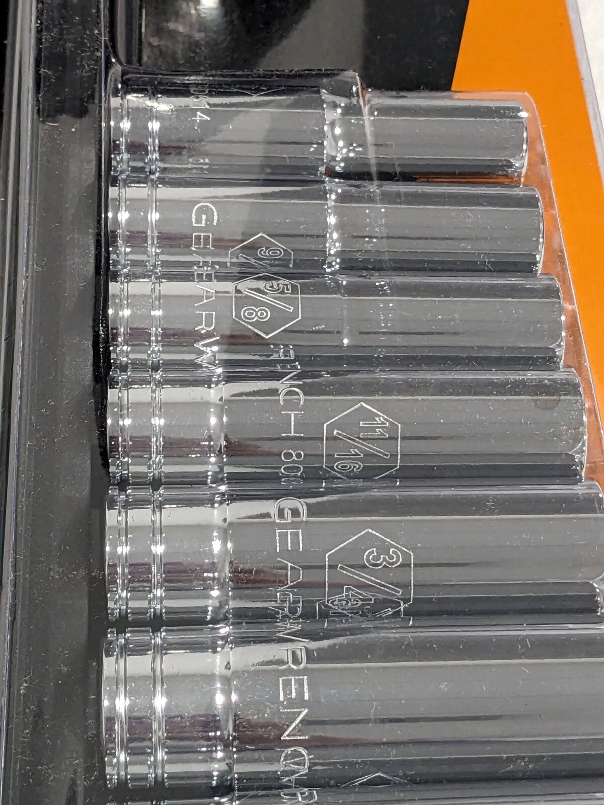 GEARWRENCH Deep Socket Set: 8 Pc 1/2 to 15/16 Socket 80705