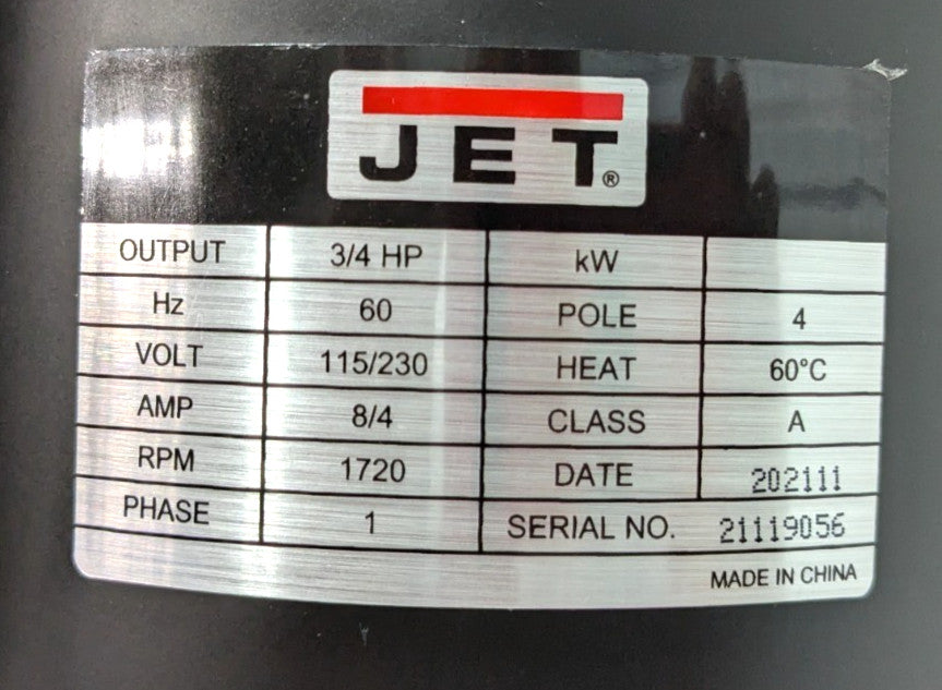 JET J-2500 15" Drill Press - 115 / 230 Volt - 3/4hp - 354400  *Scratch &amp