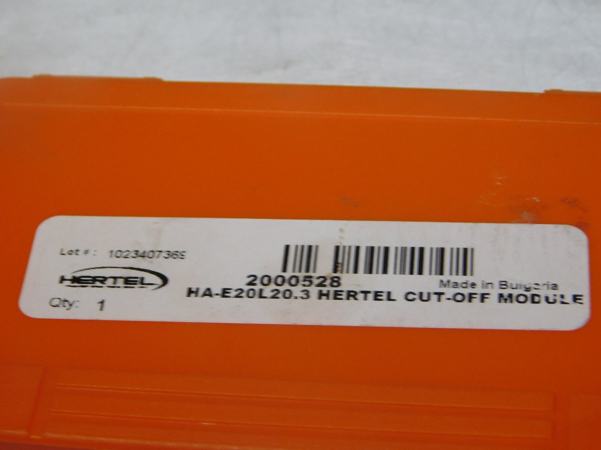 Hertel Indexible Cut-Off & Grooving Module 20mm Max DOC LH 2000524 HA-E20L20.3