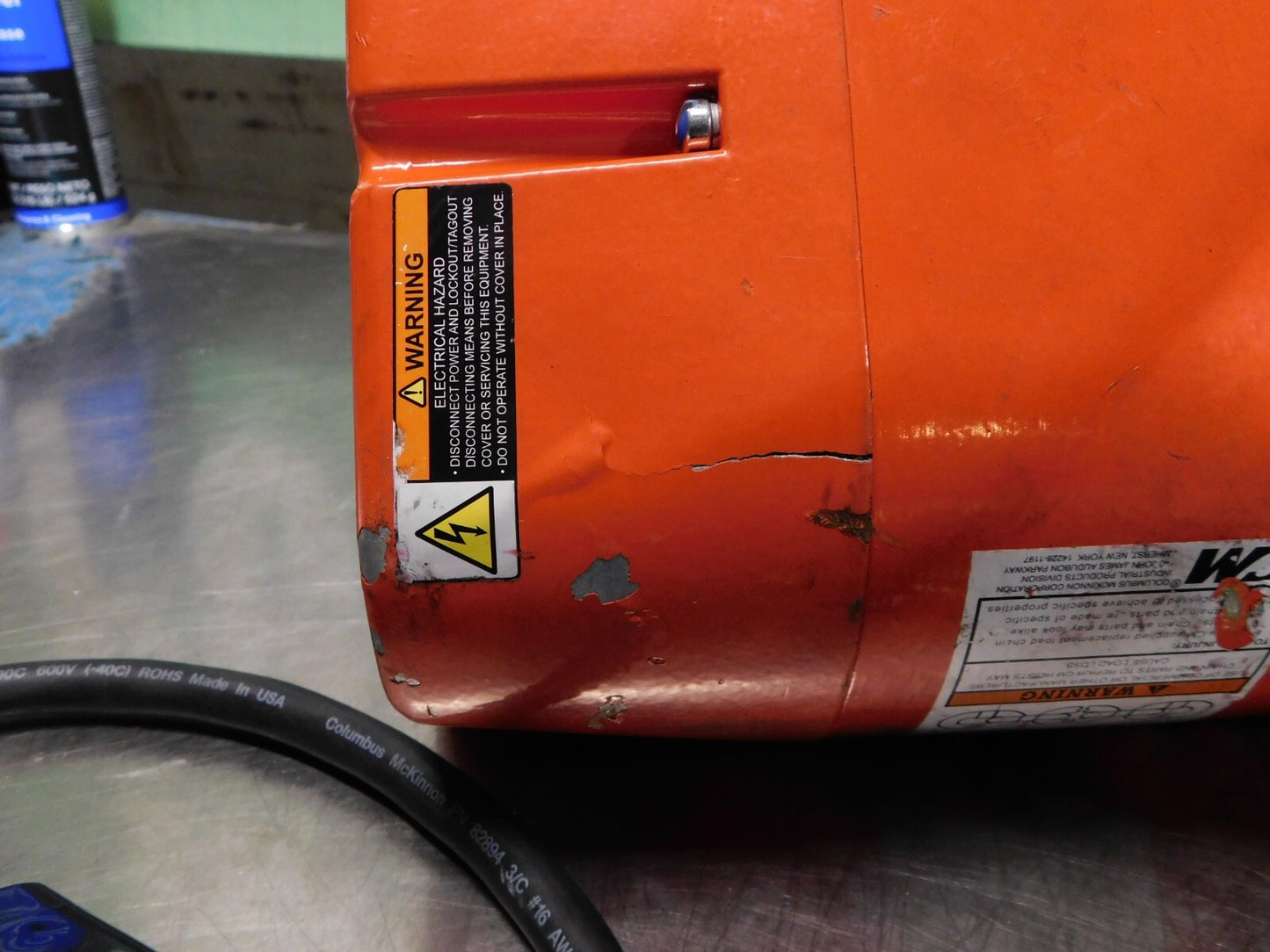 CM Electric Hoist 1/4 Ton WLL 10 Ft Lift 2401 PARTS/REPAIR