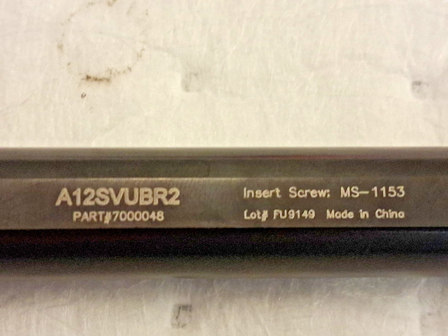 Hertel Steel Indexable Boring Bar Right Hand A12SVUBR2 3/4" 7000048