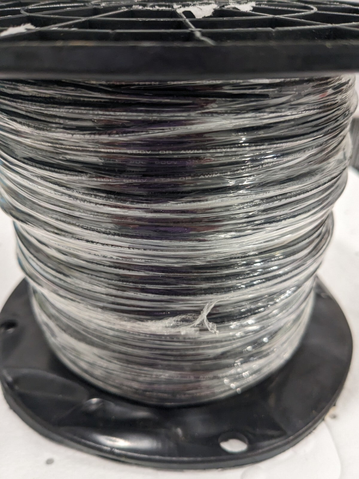 26 Strand Building Wire TFFN, 16 AWG, 500' L DAMAGED SPOOL