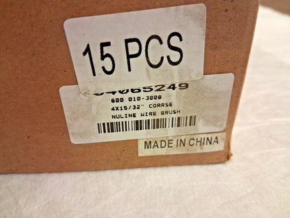 Pro Crimped Wheel Brush 4" Wheel Dia 15/32" Face Width .0150" Wire Dia S04065249