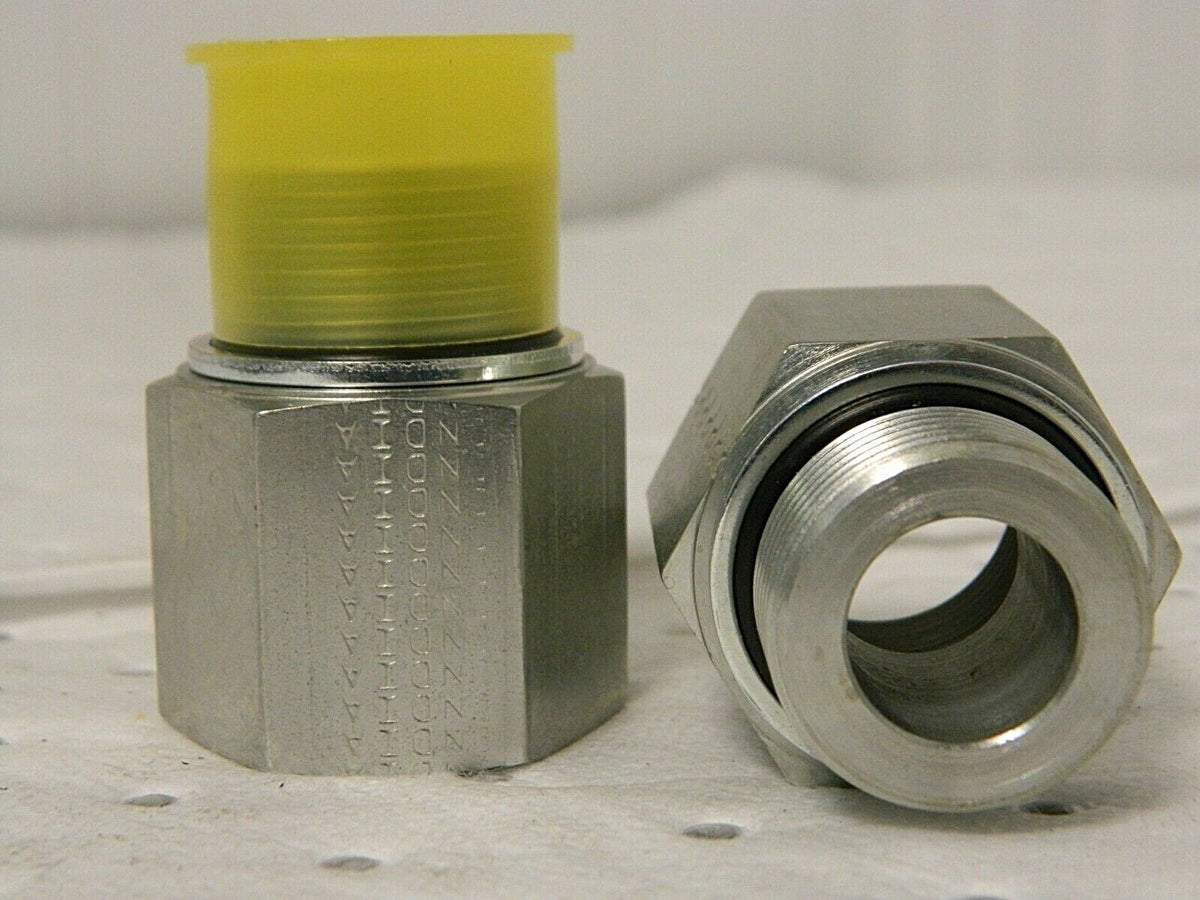 Parker Metric Pipe Conversion Adapter X -12 MNPTF STL 2PK BDPT-00424
