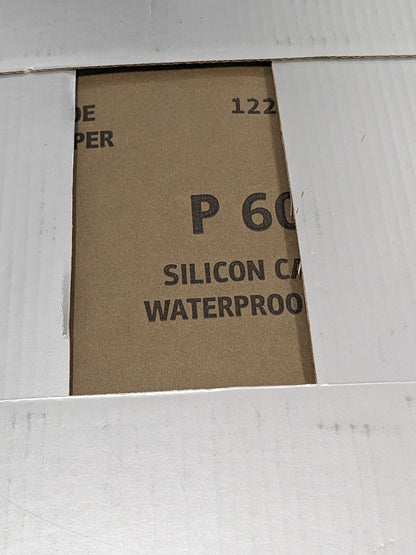 Sanding Sheet: 600 Grit, Silicon Carbide Qty 50 02-0600