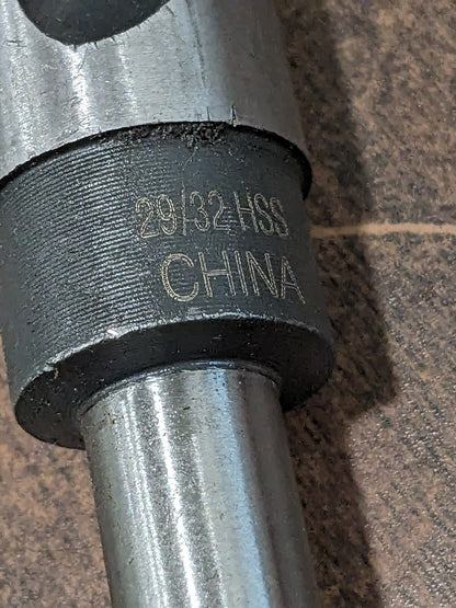 HERTEL Reduced Shank Drill Bit: 29/32'' Dia HSS 118 ° F.901.2302