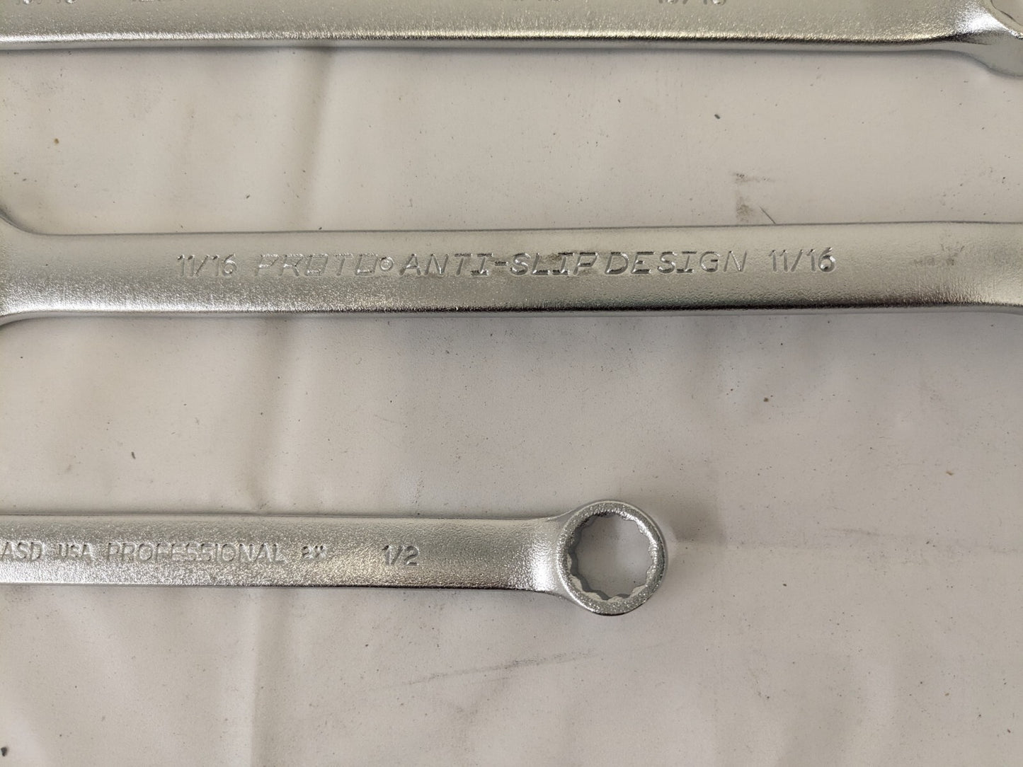 PROTO Combination Wrench Set: 10pc J1200-80ASD INCOMPLETE