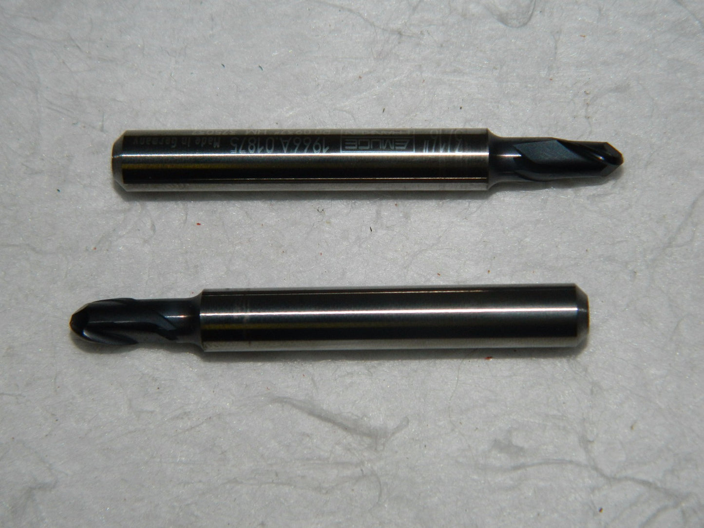 Emuge Carbide Semi-Bottoming Tap HSS 3/16" x 1/2" x 2"  2 Pack 1966A.01875