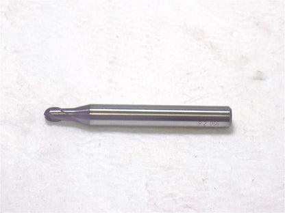 OSG High Precision Ball End Mill 3.85mm Neck Dia 2Fl TiAN 6mm Shank Dia 3040640