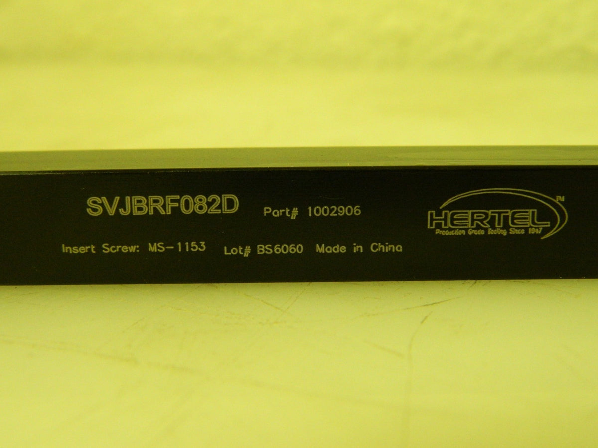 Hertel Indexable Toolholder SVJB Right Hand 1/2" Shank Positive Rake 1002906