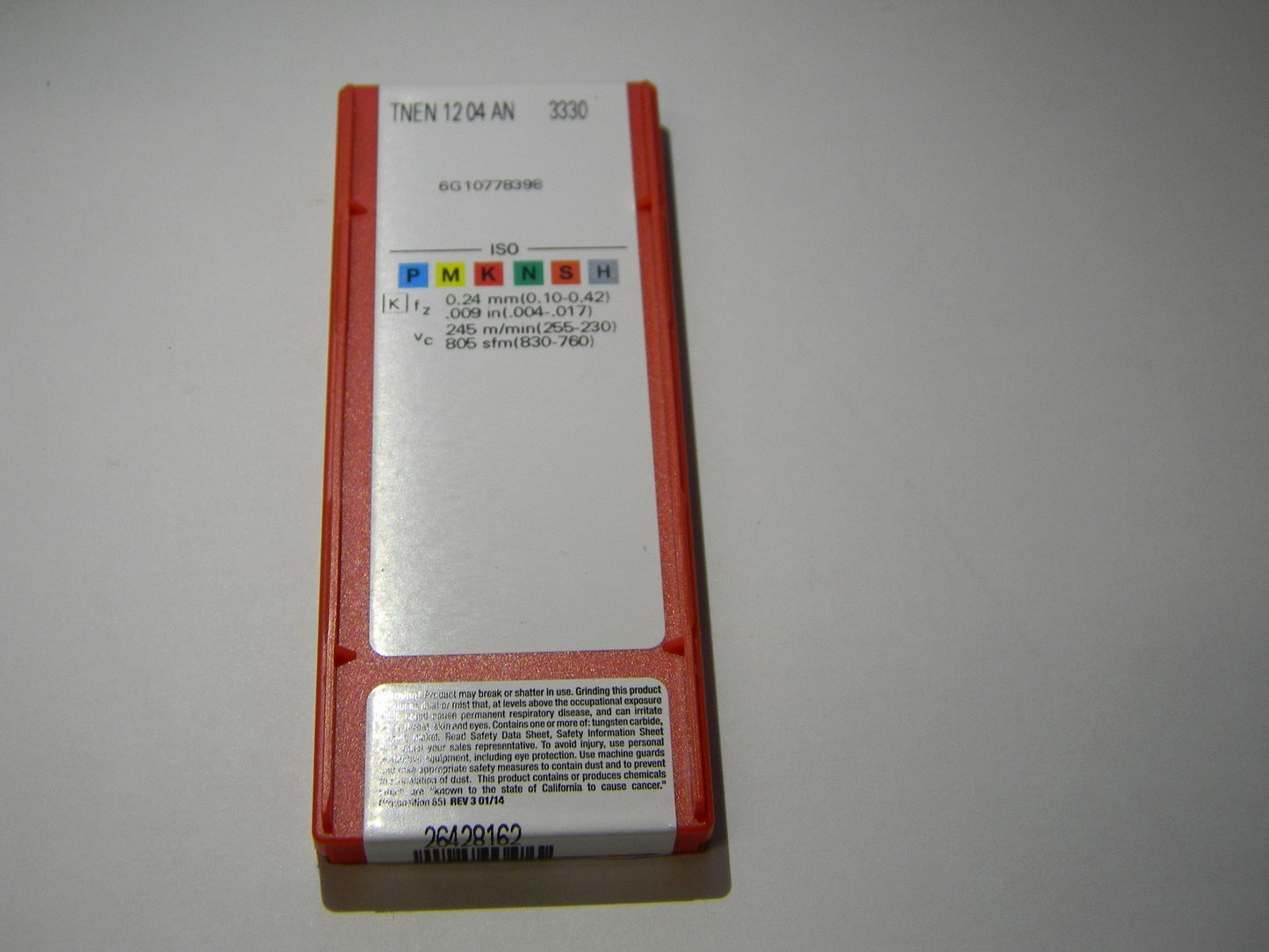 Sandvik Carbide Milling Inserts Qty 10 TNEN 1204 AN Grade 3330 6428162