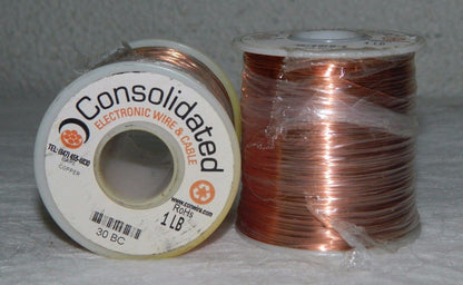 Consolidated Solid Grounding Wire 30 AWG 0.01" Diam 3208 Ft Qty 5 78264645