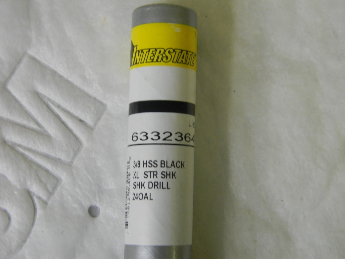 Interstate Extra Length Drill Bit 3/8 HSS 118º RH 3/8 Shank 24 OAL 63323646