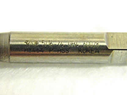 YG1 HSS Spiral Flute Taps 5/16"-24 H4 3FL Modified Bottoming Chamfer Qty 4