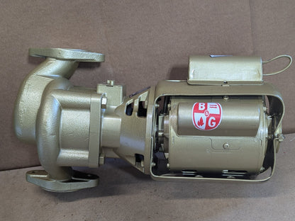 Bell & Gossett Bronze Circulator Booster Pump 40 GPM 1/6 HP 115v 1 Ph. 102213LF