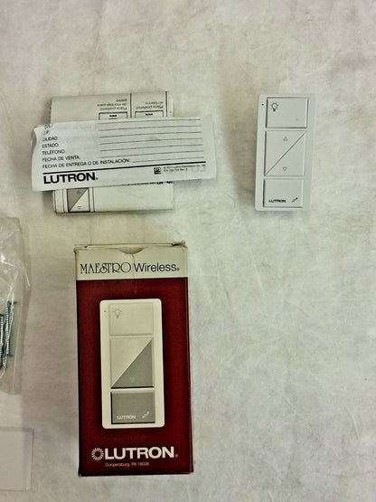 Lutron Electronics White Wireless Controller MRF2-2B-L-WH