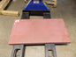 Hard Polyurethane Plastic Sheet 1000 x 500 x 75 mm Red