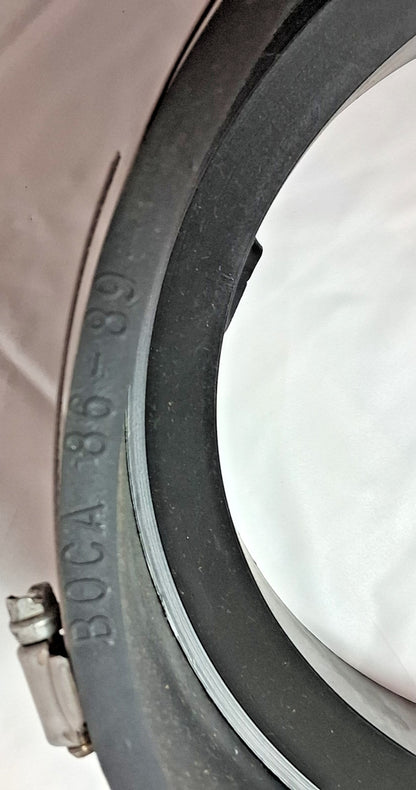 Fernco PVC Flexible Pipe Coupling With Clamp 10x8 1056-10-8