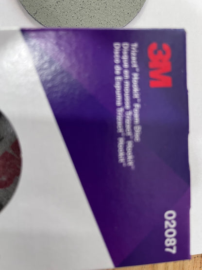 3M Hook & Loop Disc: 6" Dia, 3000 Grit, Silicon Carbide pack of 15