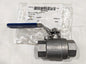 Manual Ball Valve 316 Stainless Steel 1" Pipe FNPT x FNPT  6Q218Q25