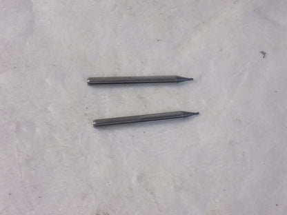 Accupro Solid Carbide Square End Mill 0.04" Diam 0.06" LOC 4FL Qty. 6