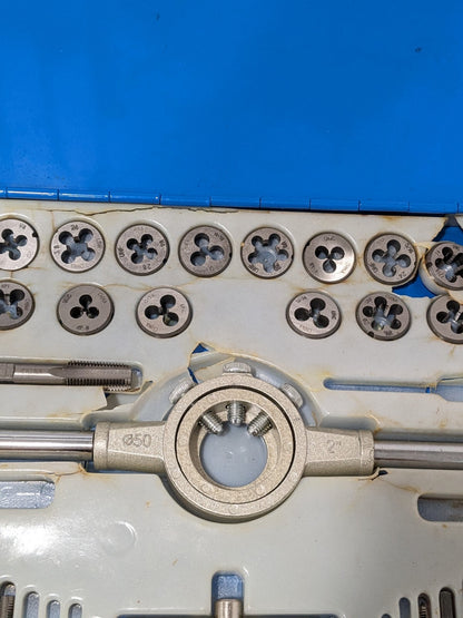 Tap and Die Set #4-40 to 1-14 Tap NPT UNC UNF INCOMPLETE 03959038