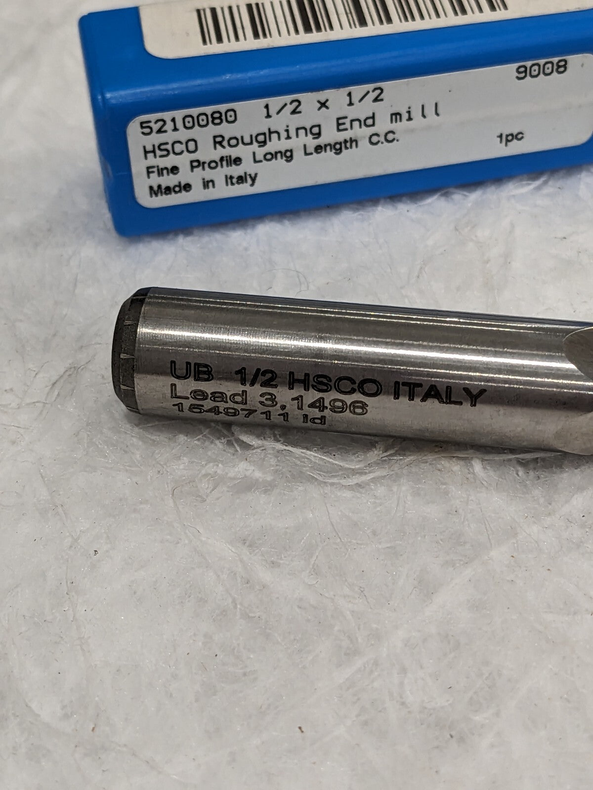 UNION BUTTERFIELD Roughing &amp; Finishing End Mill: 1/2" Dia, 4 Flutes 521