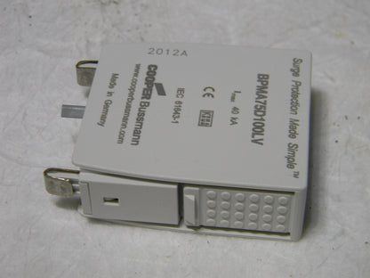Cooper Bussmann Hardwired Surge Protector 1Pole 1PH 100DC/75AC BPMA75D100LV