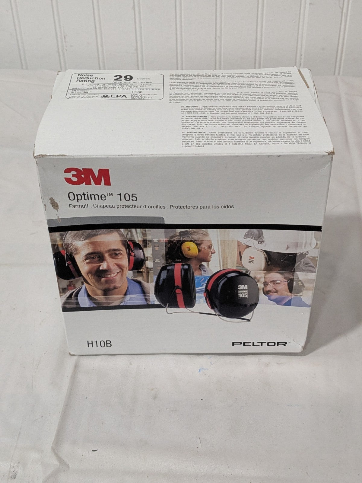 3M Listen-Only Earmuffs: 29.00 dB, Behind Neck, Foam Cushion 7000009664