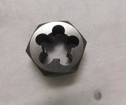 Interstate Hex Rethreading Die 9/16-12 UNC 1-1/6 Hex HSS QTY  3  03915121