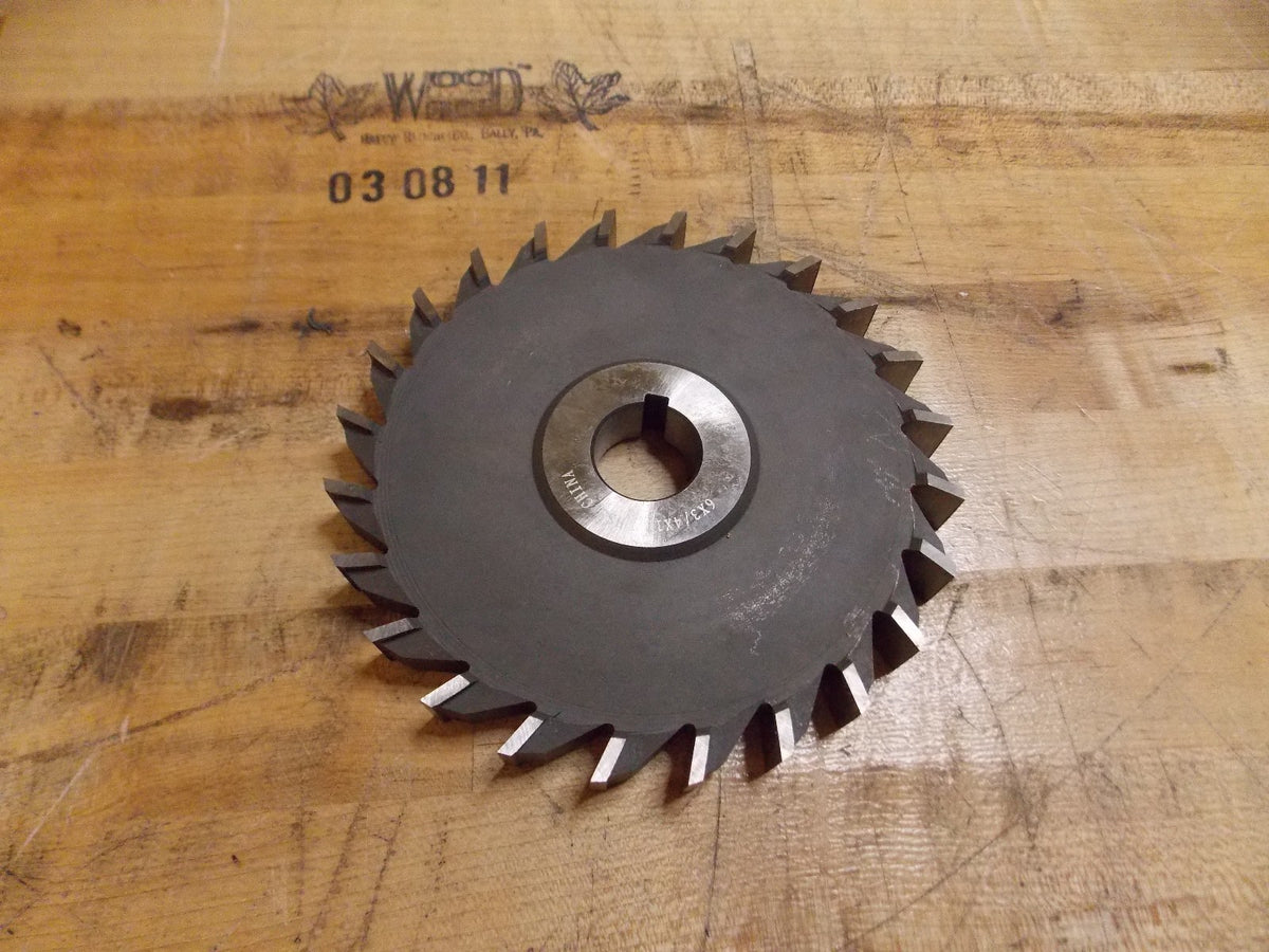 Professional Straight Tooth Side Milling Cutter 6" x 3/4" x1" 24